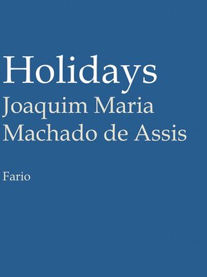cover image of Holidays